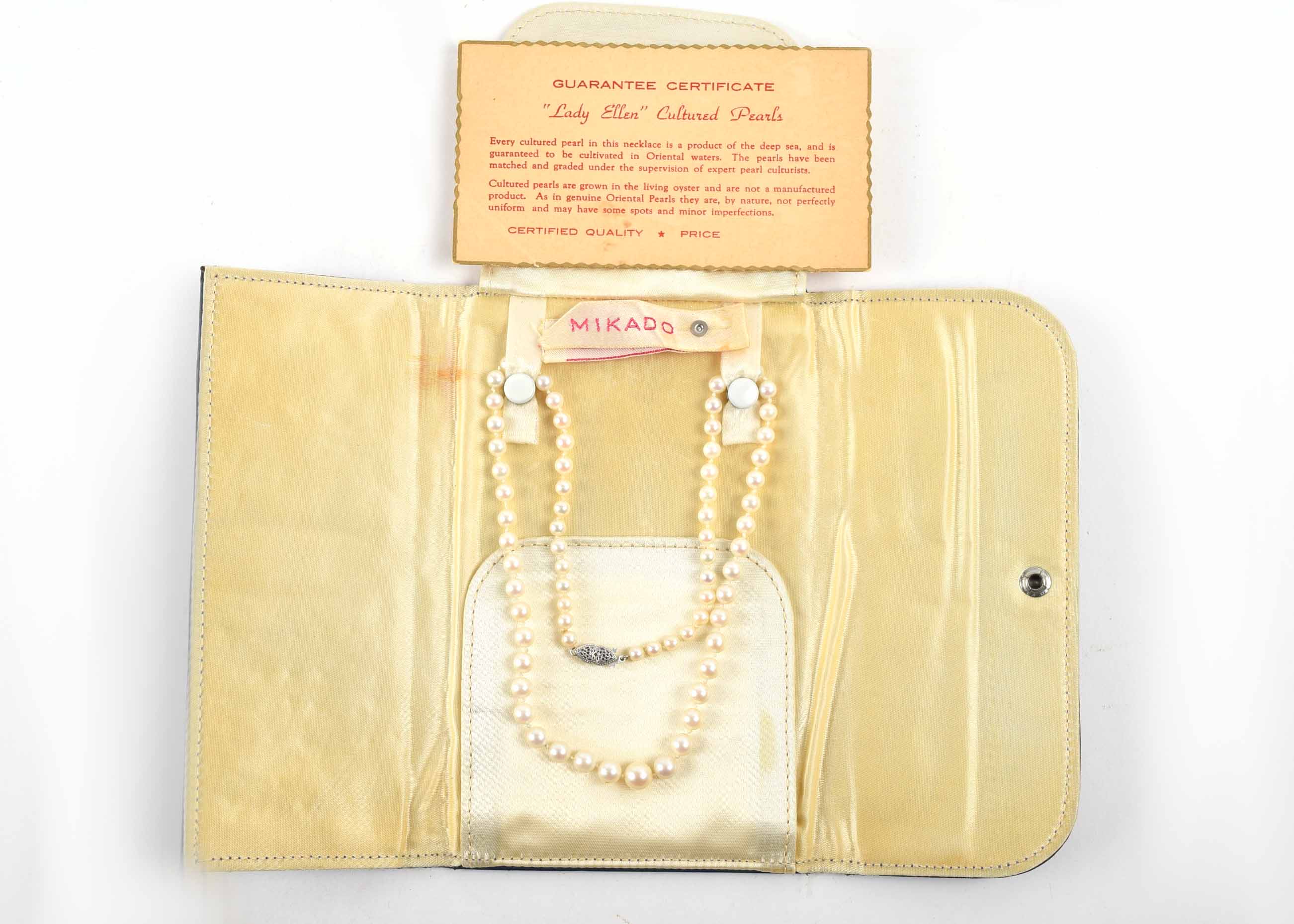 Vintage Lady Ellen Mikado Cultured Pearl Necklace