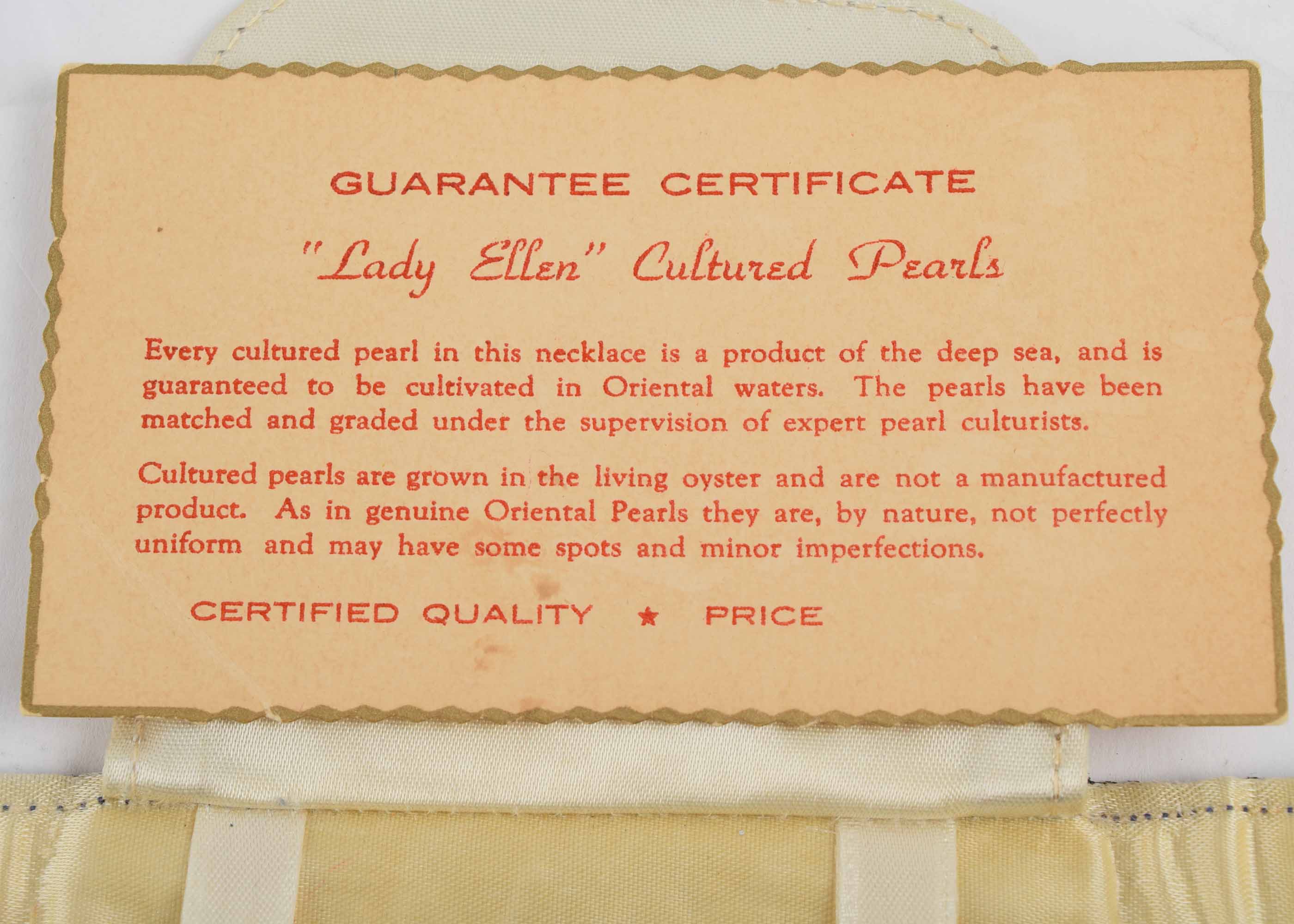 Vintage Lady Ellen Mikado Cultured Pearl Necklace