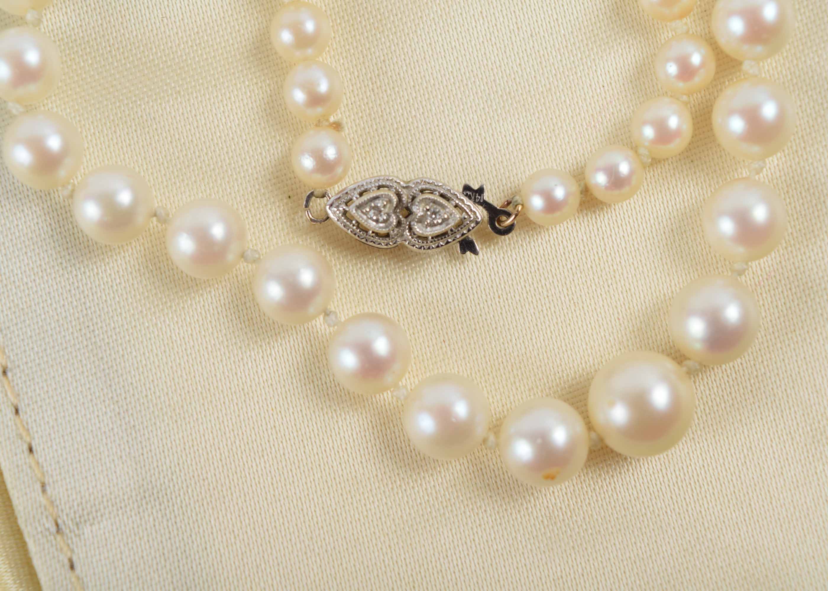 Vintage Lady Ellen Mikado Cultured Pearl Necklace