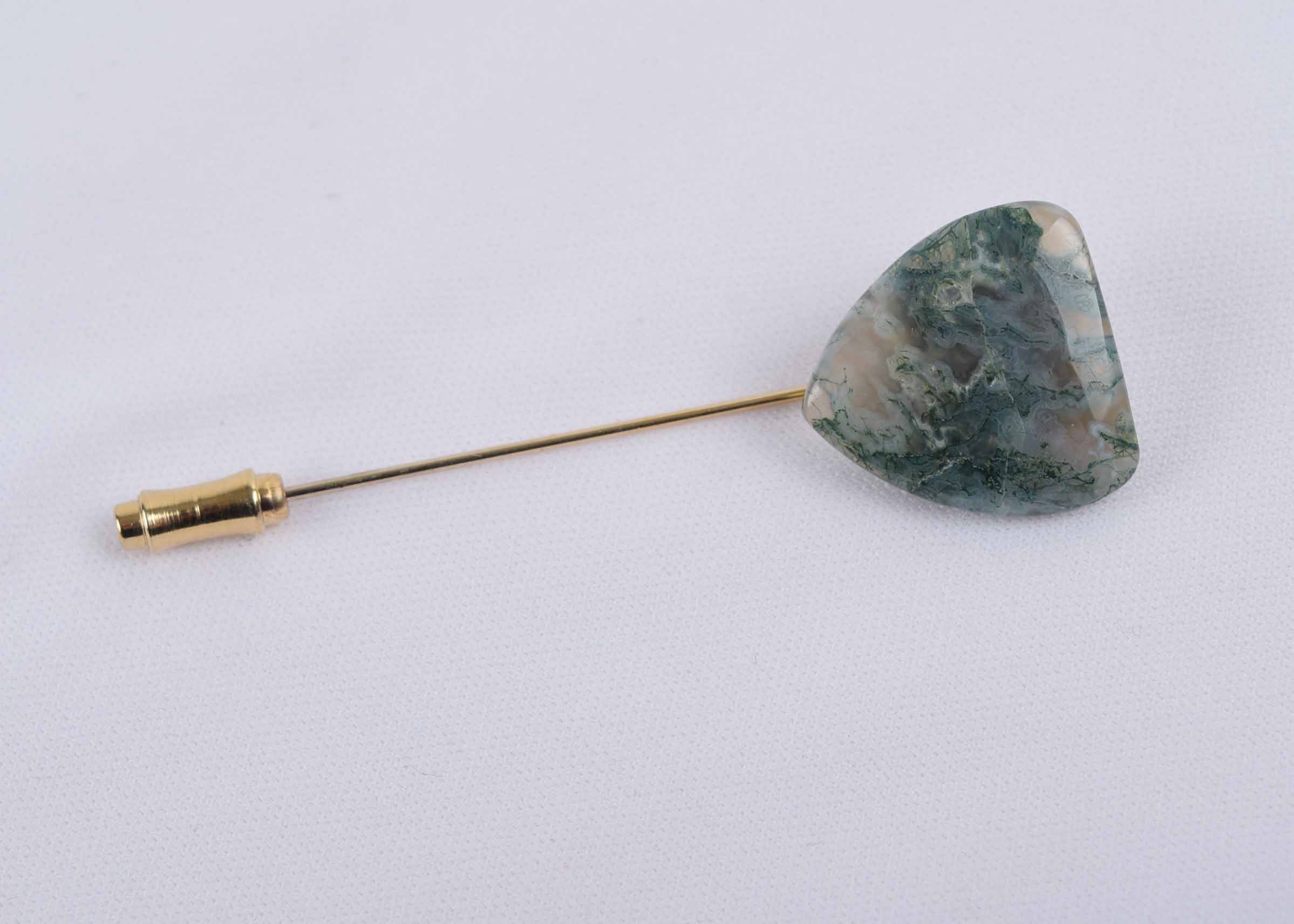 Vintage Stone Stick Pins