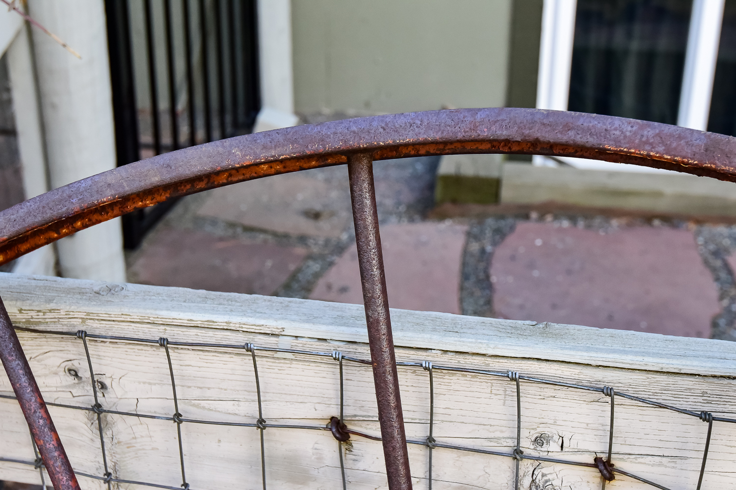 Vintage Yard Cart and Wheel