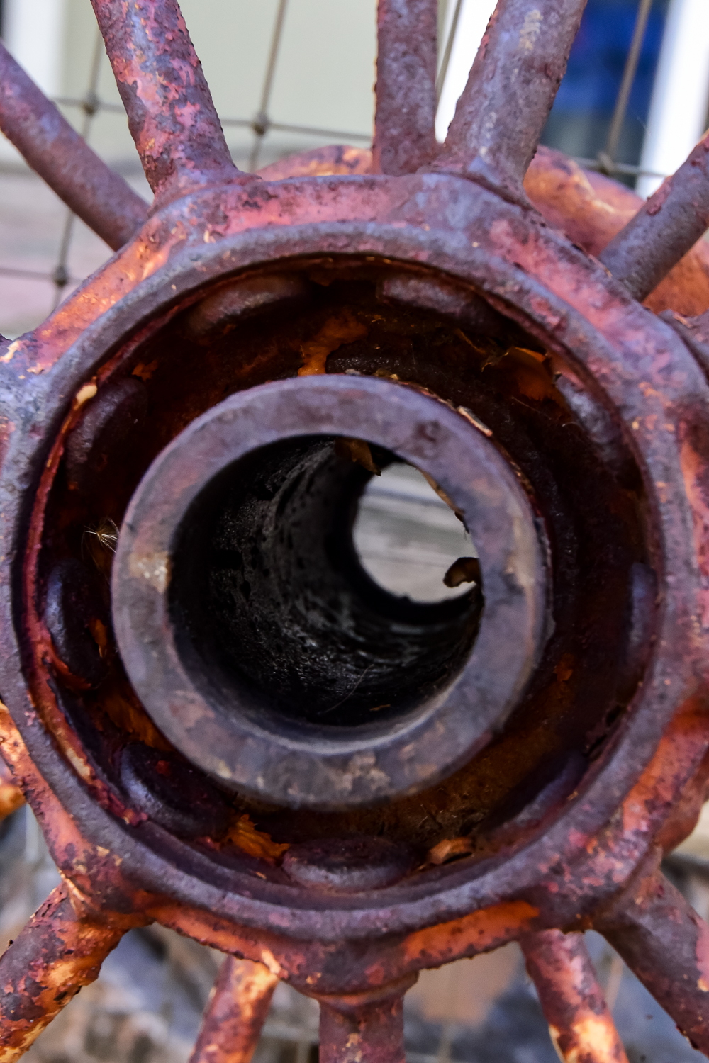Vintage Yard Cart and Wheel