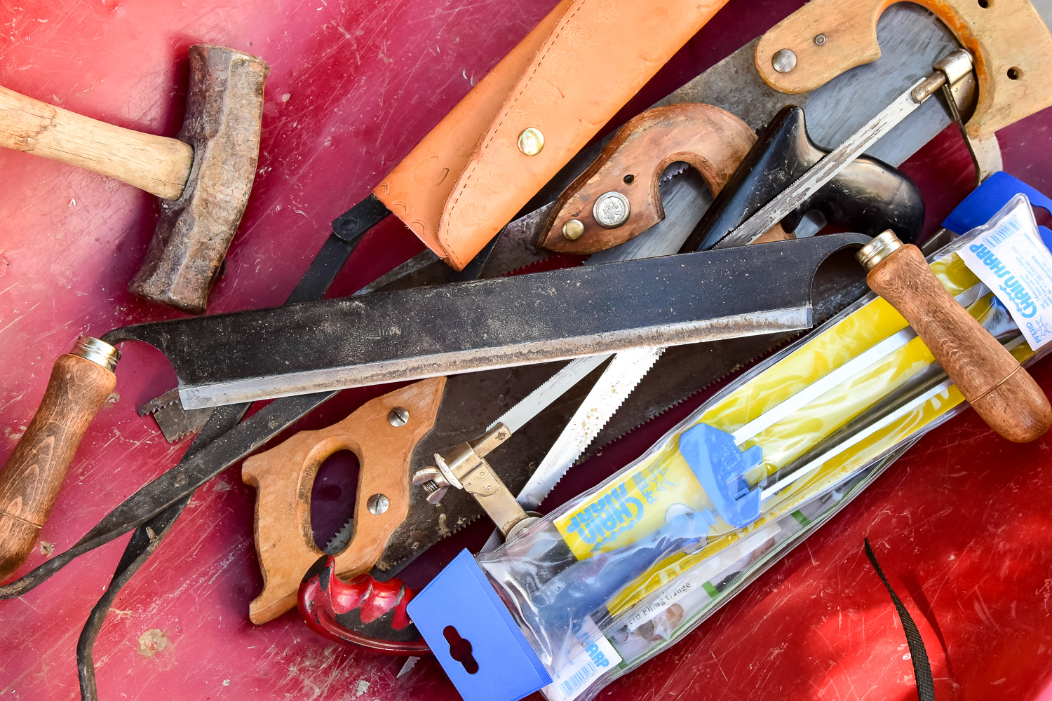Assortment of Tools and Garden Accessories