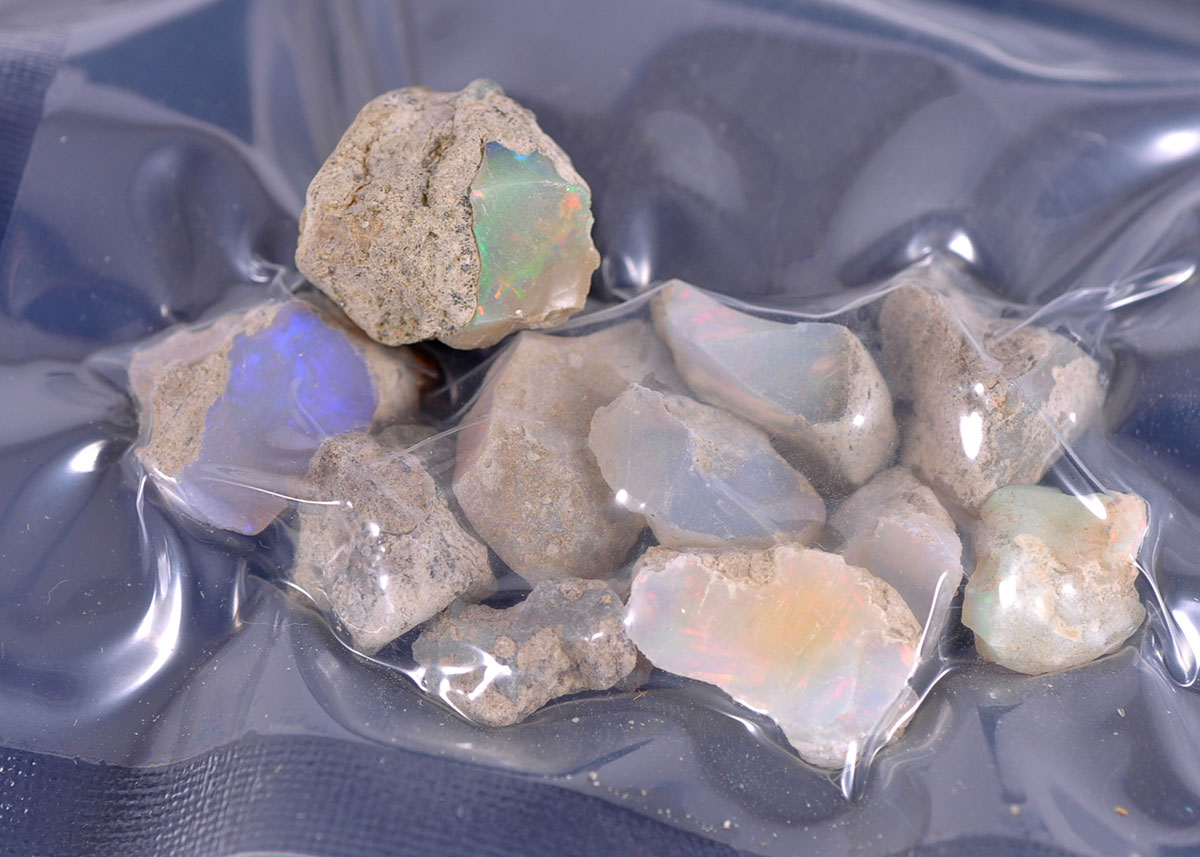 Rough and Uncut Opals