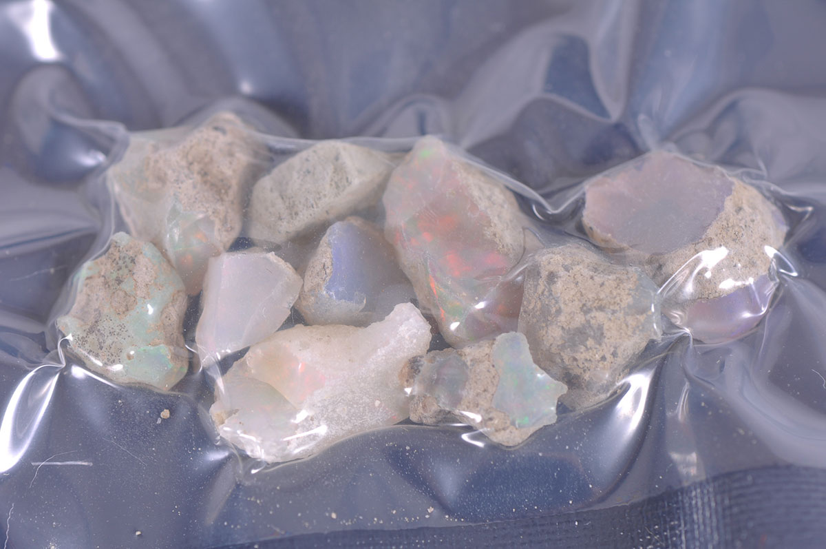 Rough and Uncut Opals