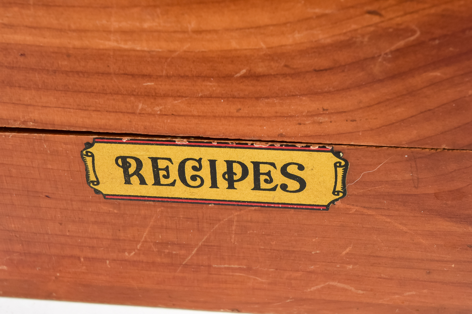 Wooden Recipe Boxes