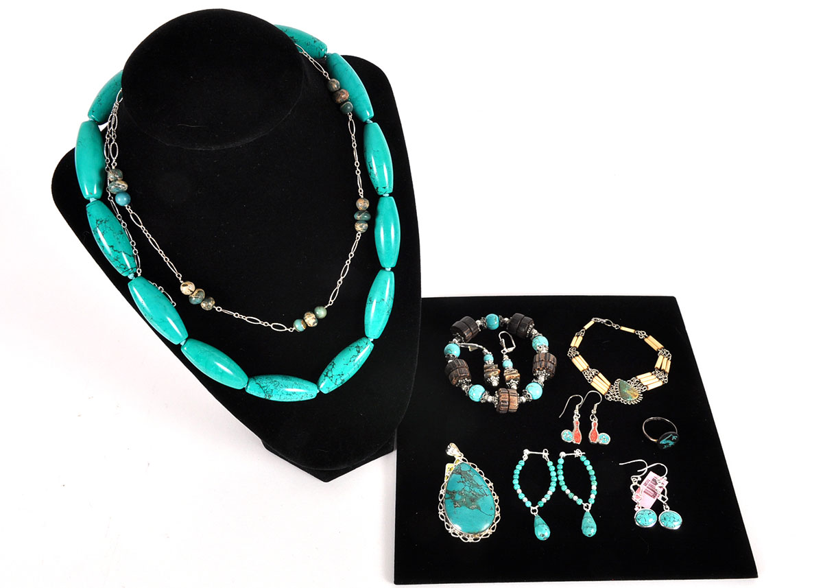 Silver and Turquoise Jewelry Collection
