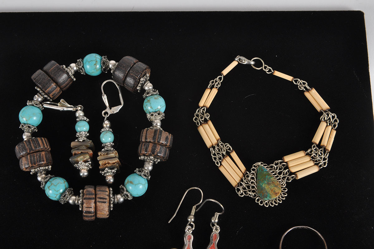 Silver and Turquoise Jewelry Collection
