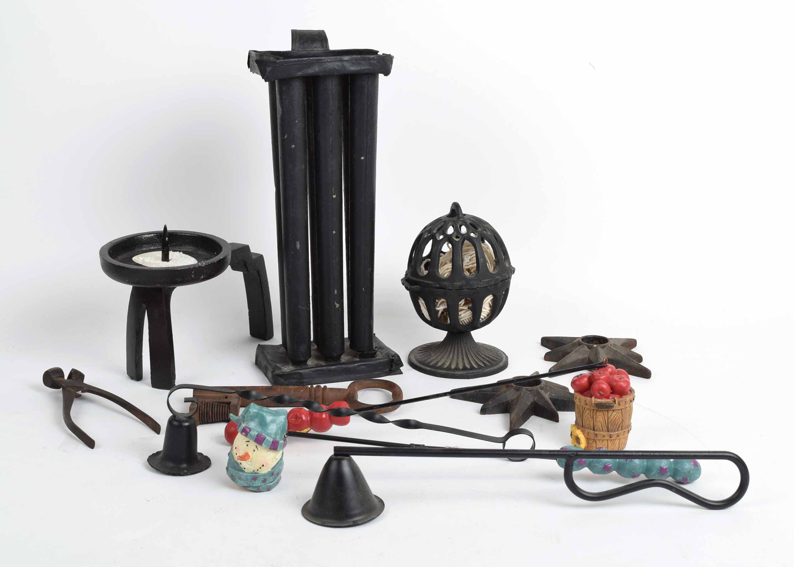 Vintage Metal Candlemaking Tool Assortment