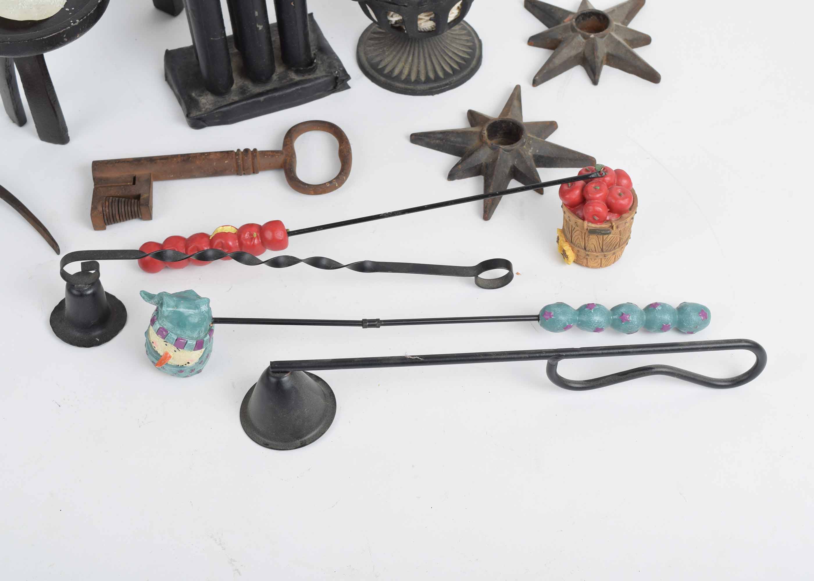 Vintage Metal Candlemaking Tool Assortment