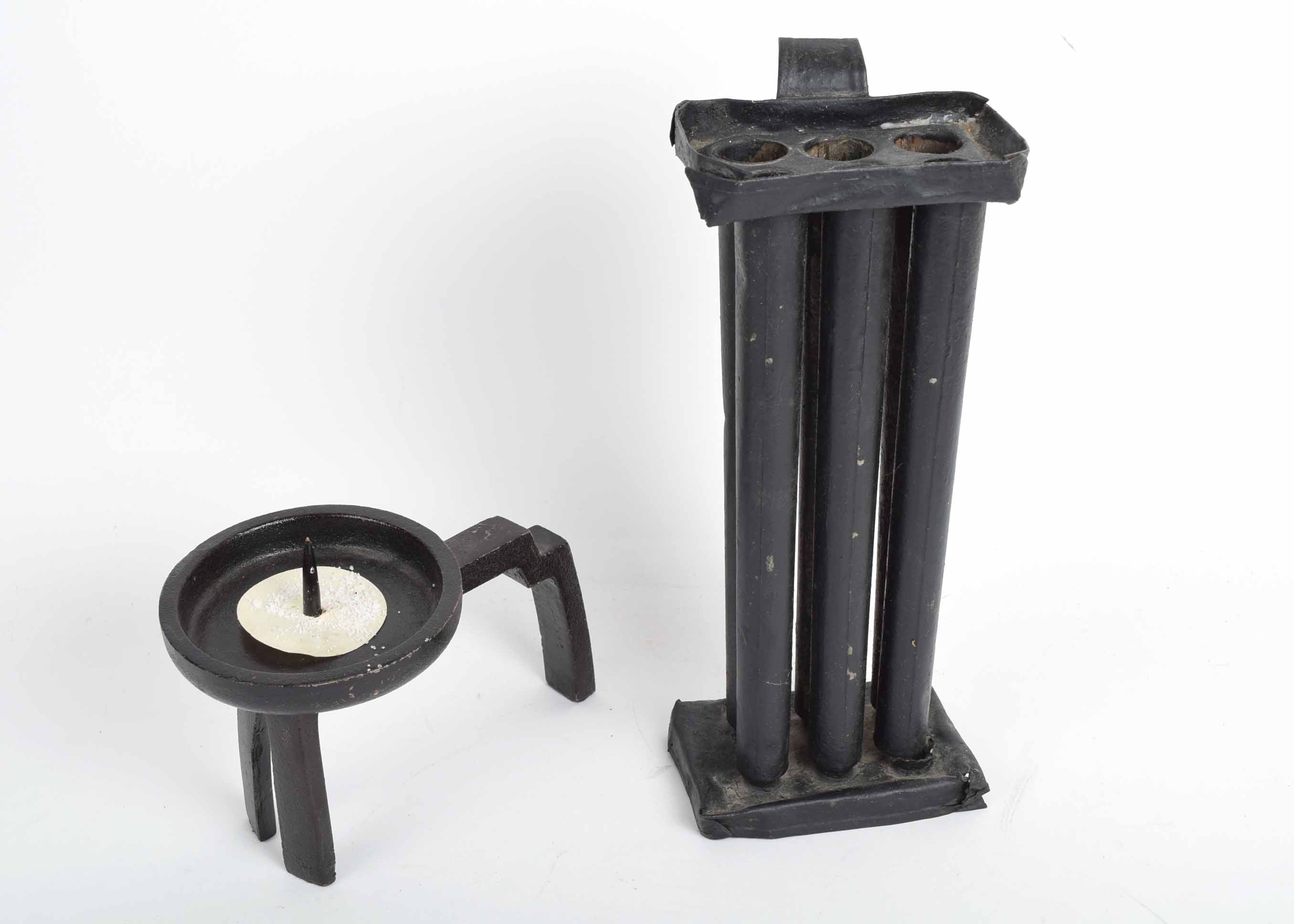 Vintage Metal Candlemaking Tool Assortment