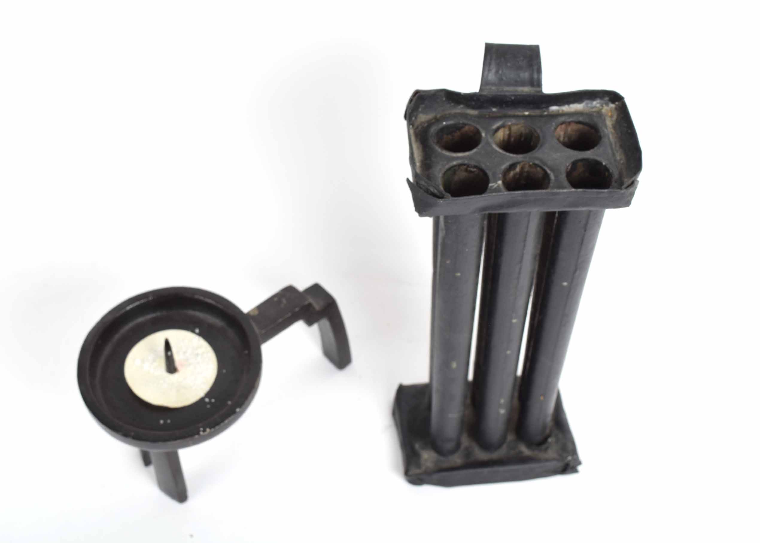 Vintage Metal Candlemaking Tool Assortment