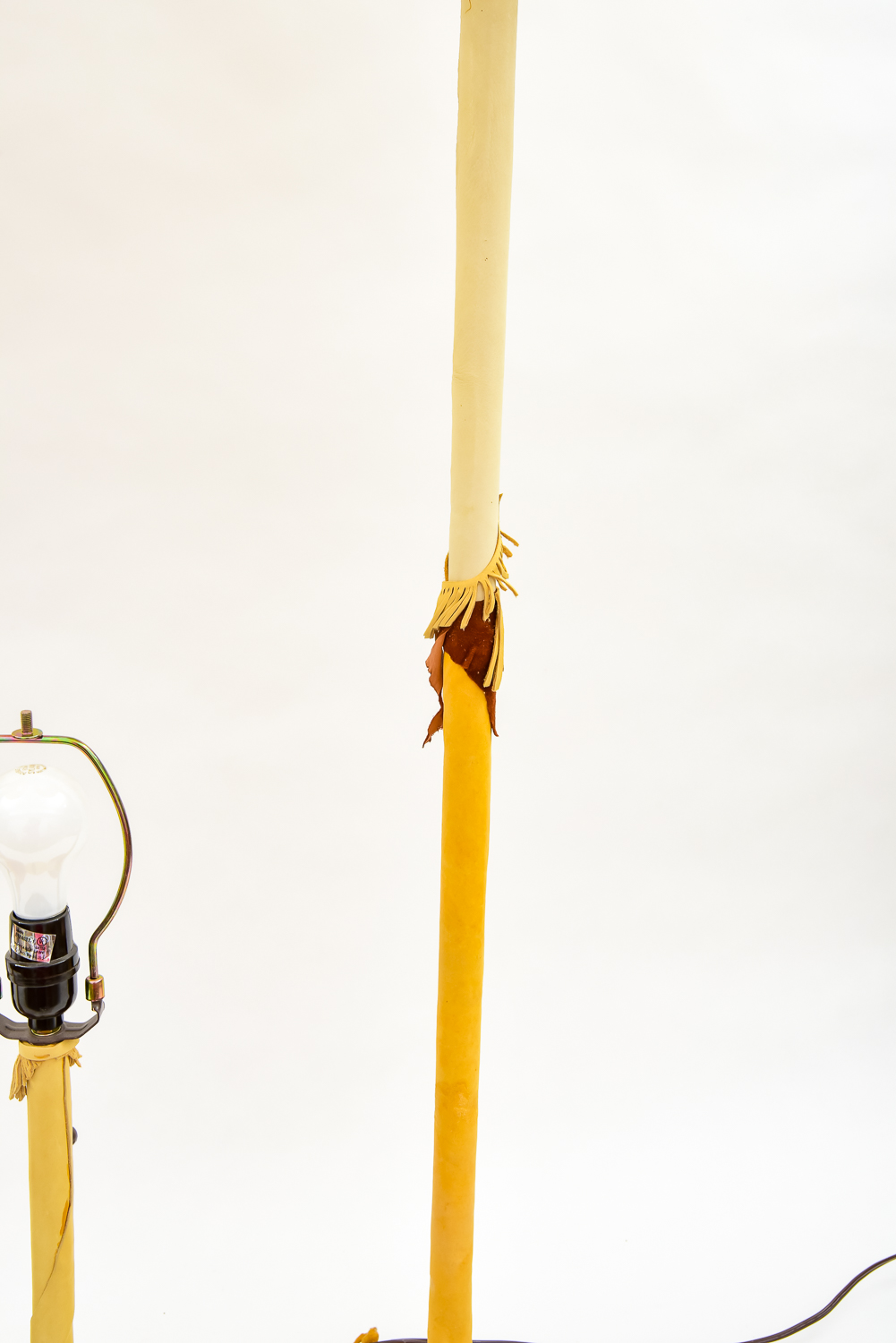 Grouping of Cowhide Lamps Including Nan Sheridan