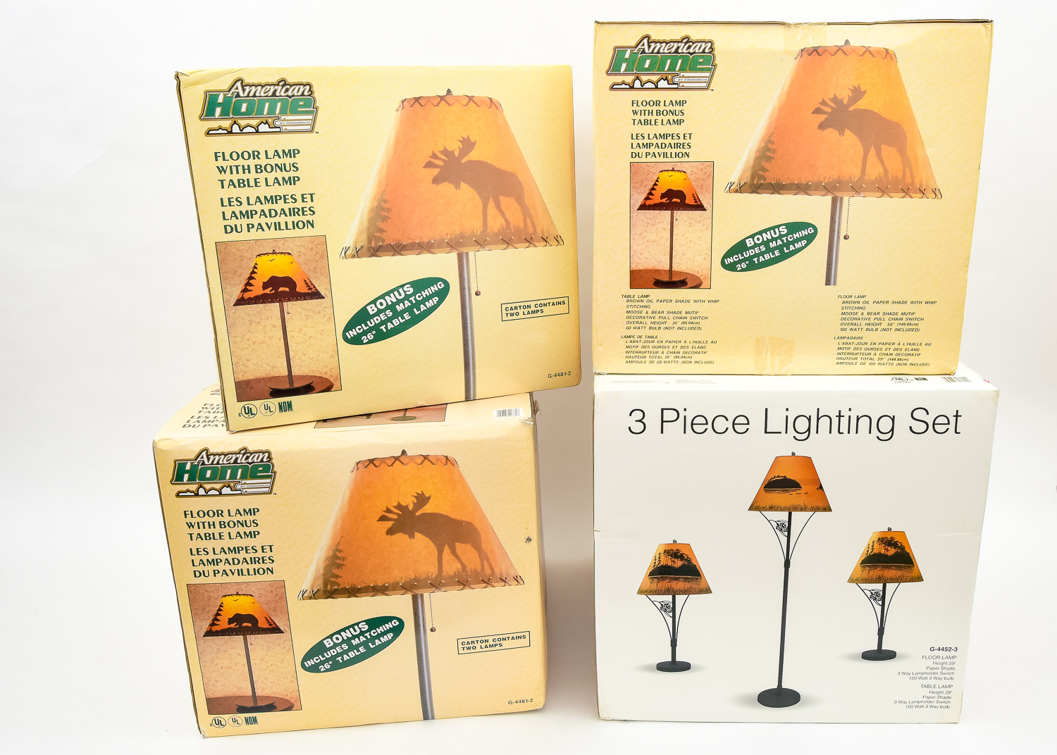 Home Lighting Sets with Nature Silhouettes