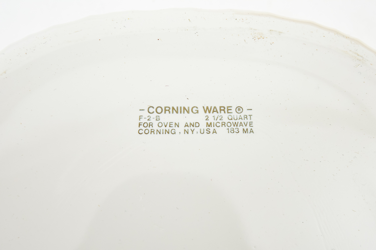 Corning and Glass Bakeware