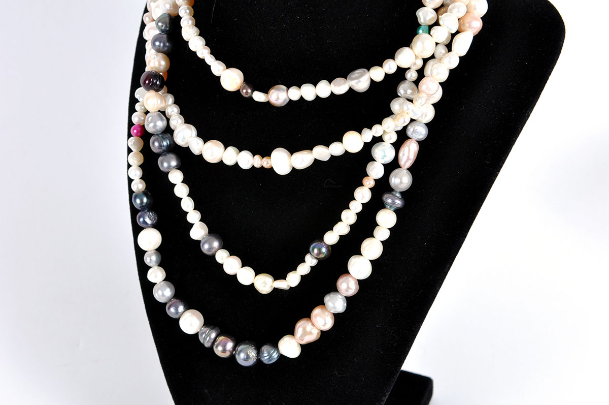 Opal, Quartz, and Fresh Water Pearls Jewelry Collection