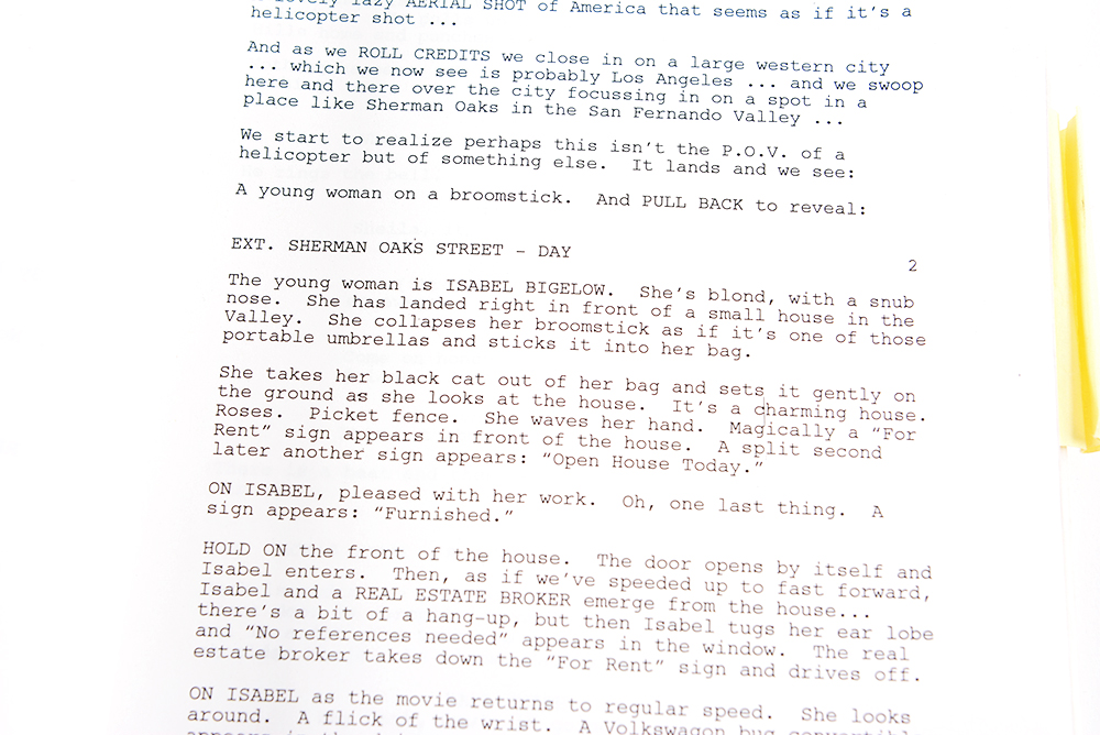 "Bewitched" Script Autographed by Ed McMahon