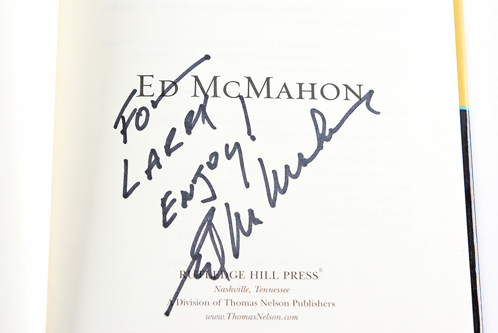 Autographed Copy of "Here's Johnny!" by Ed McMahon