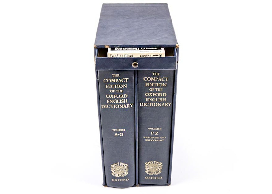 Compact Edition of the Oxford English Dictionary