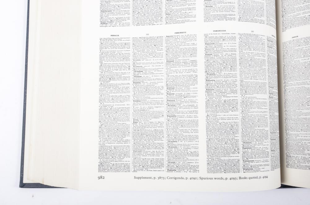 Compact Edition of the Oxford English Dictionary