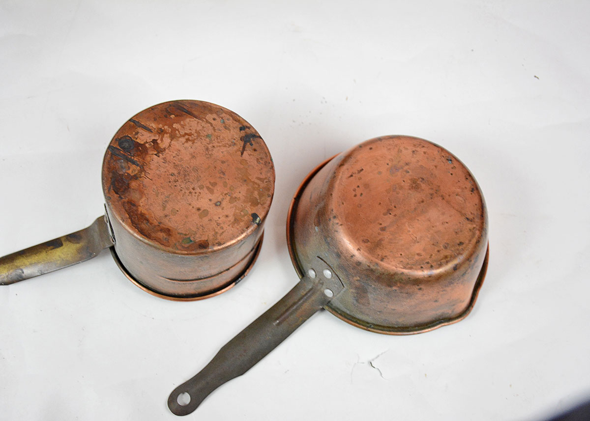 Collection of Copper and Copper Plate Home Decor