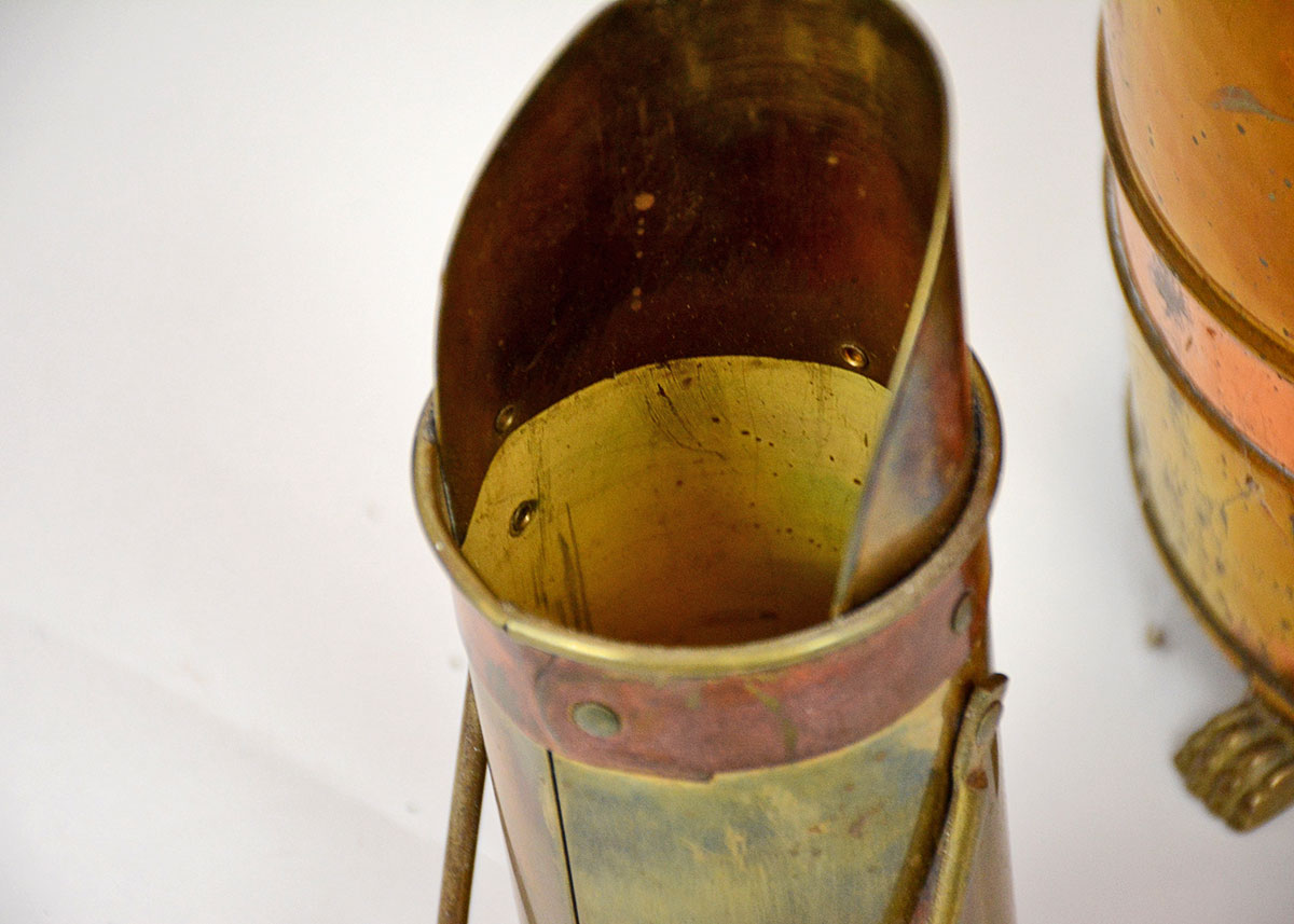 Collection of Copper and Copper Plate Home Decor