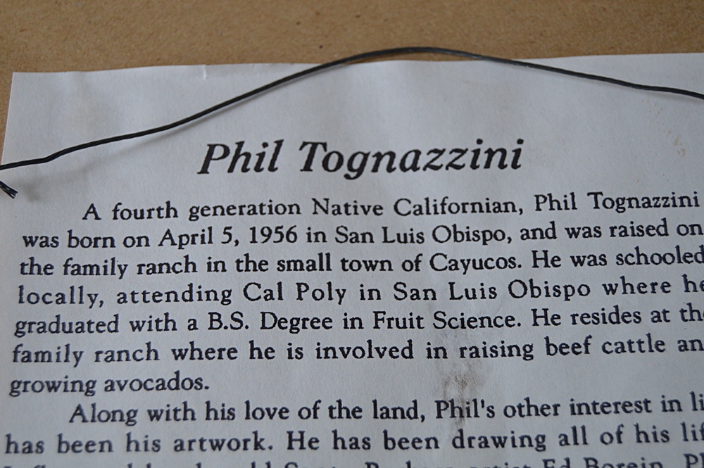 Original Signed Cowboy Etching