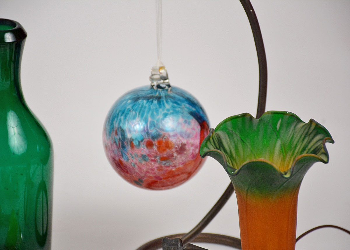 Collection of Colored and Art Glass