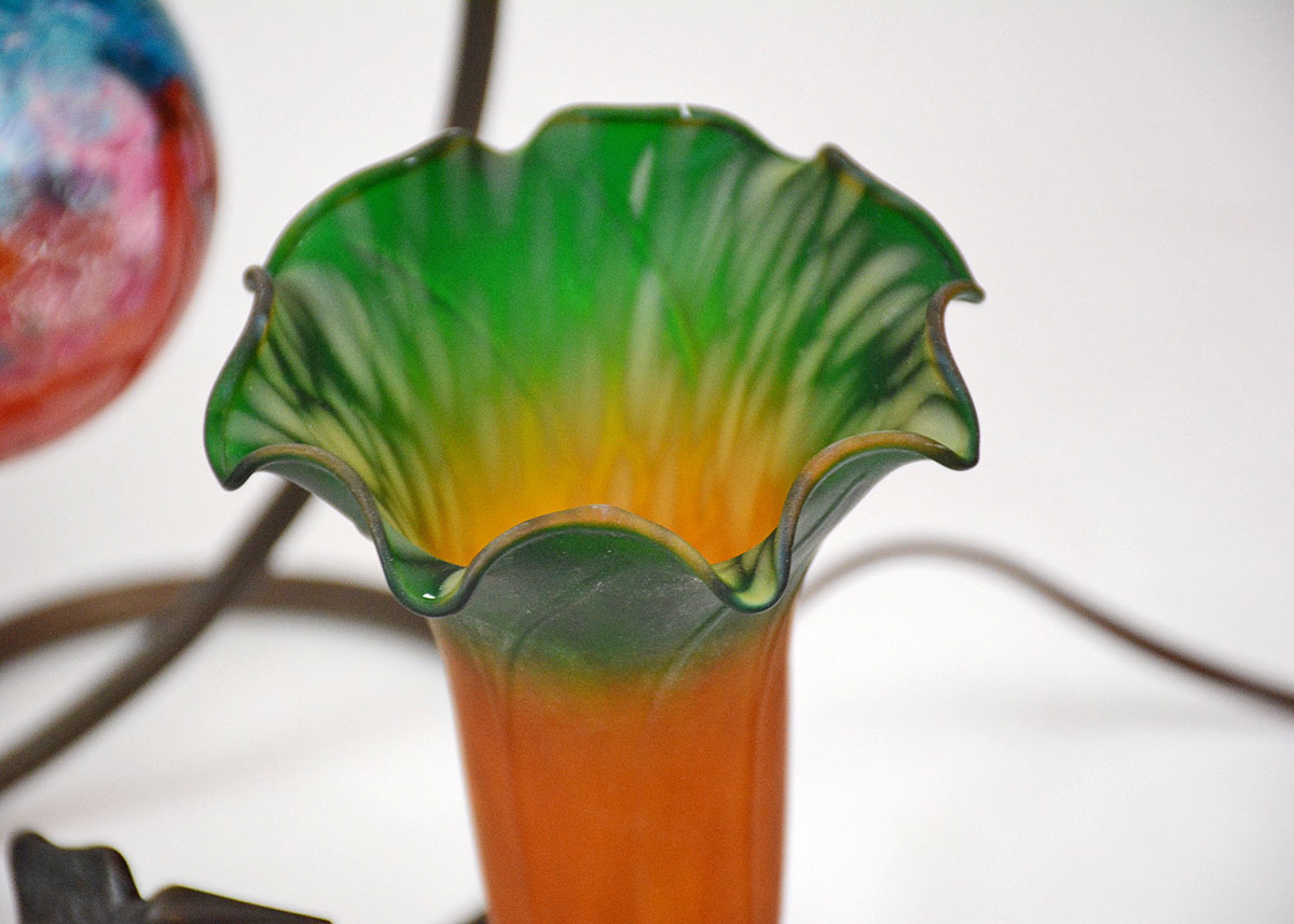 Collection of Colored and Art Glass