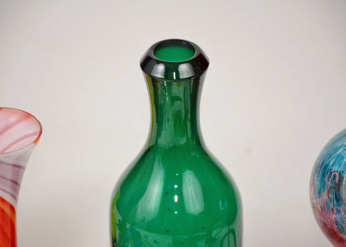 Collection of Colored and Art Glass