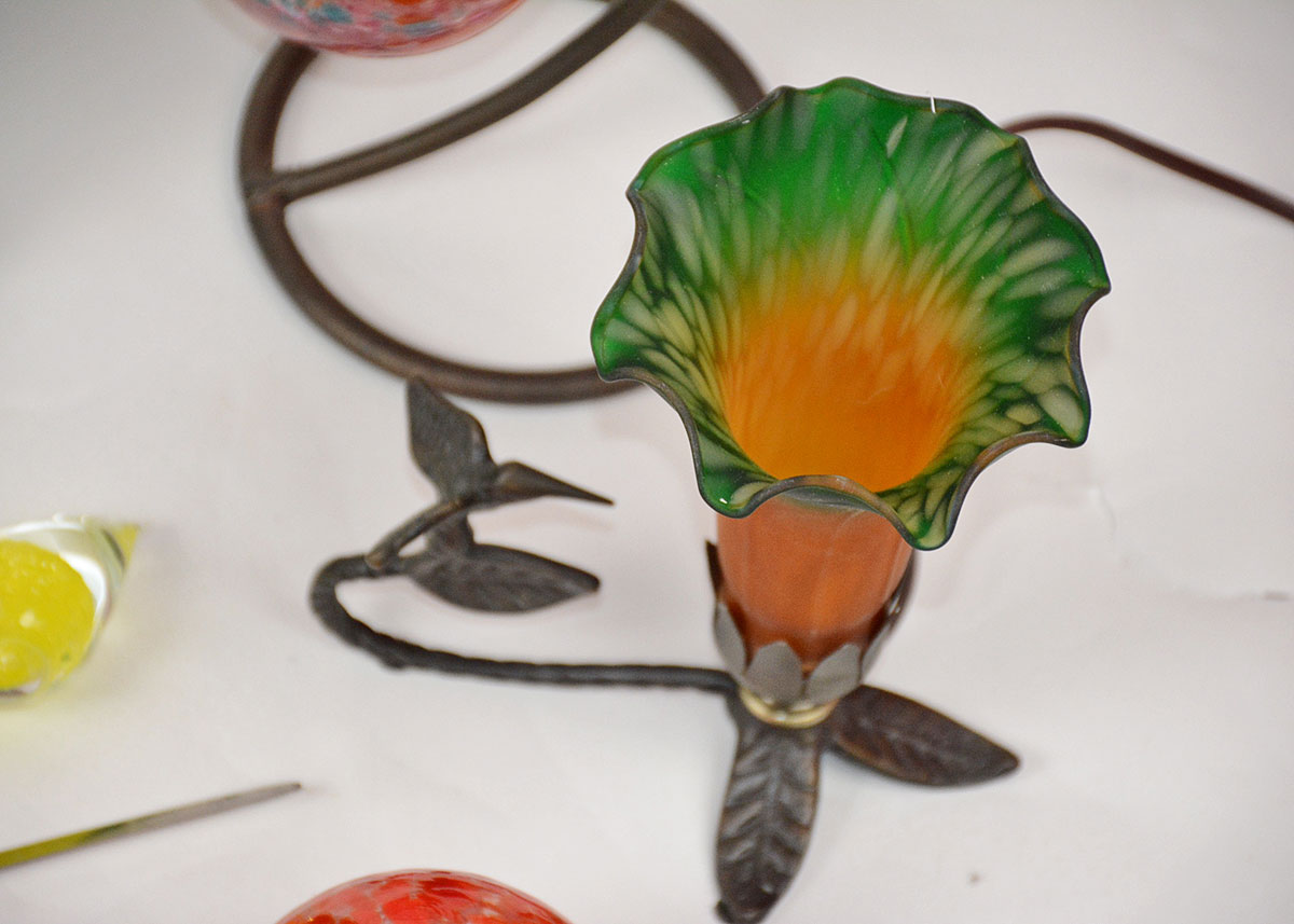 Collection of Colored and Art Glass