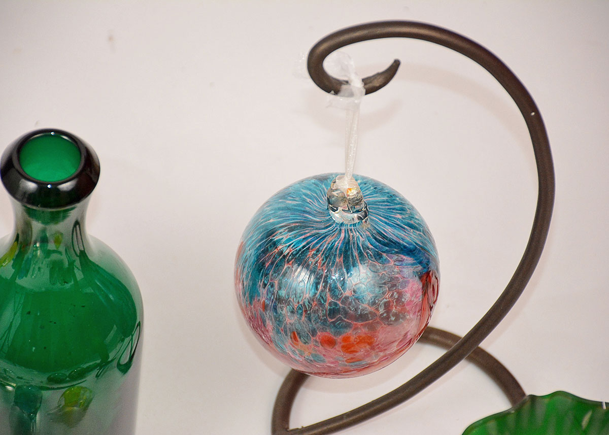 Collection of Colored and Art Glass