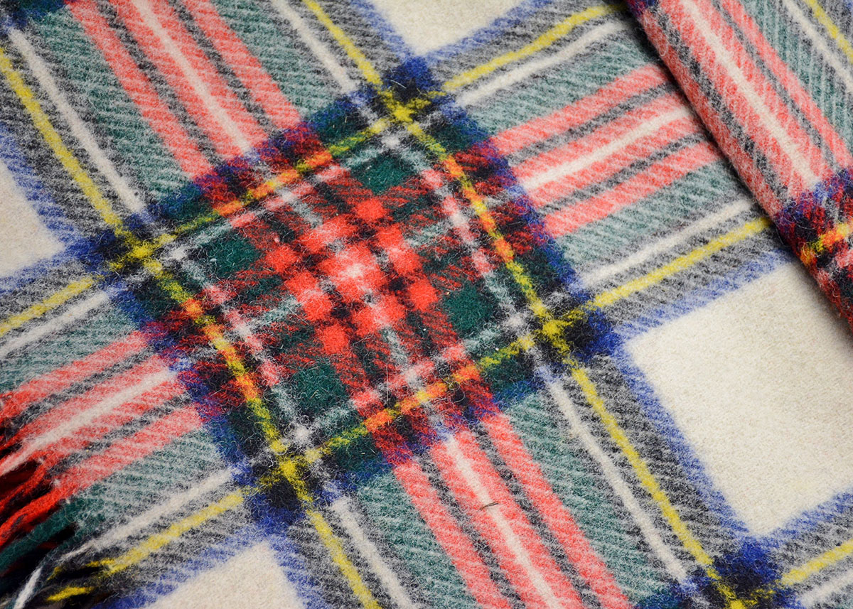Scottish and Irish Plaid Wool Blankets