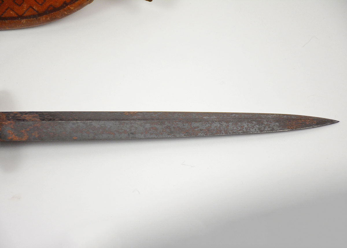 Two Knives and a Carved Flute