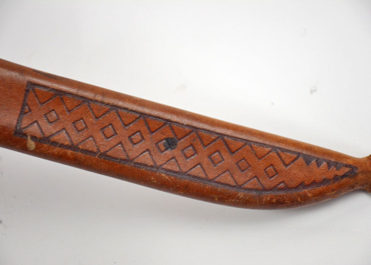 Two Knives and a Carved Flute