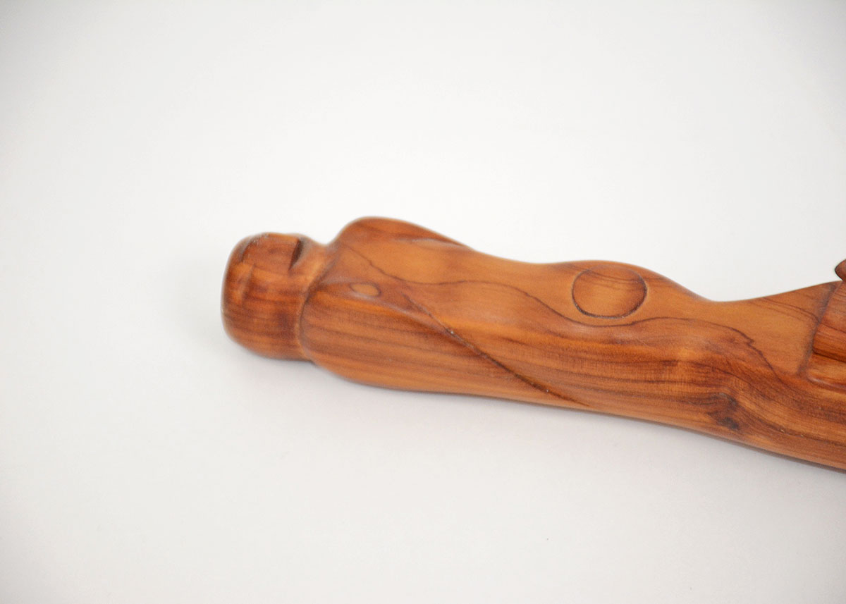 Two Knives and a Carved Flute