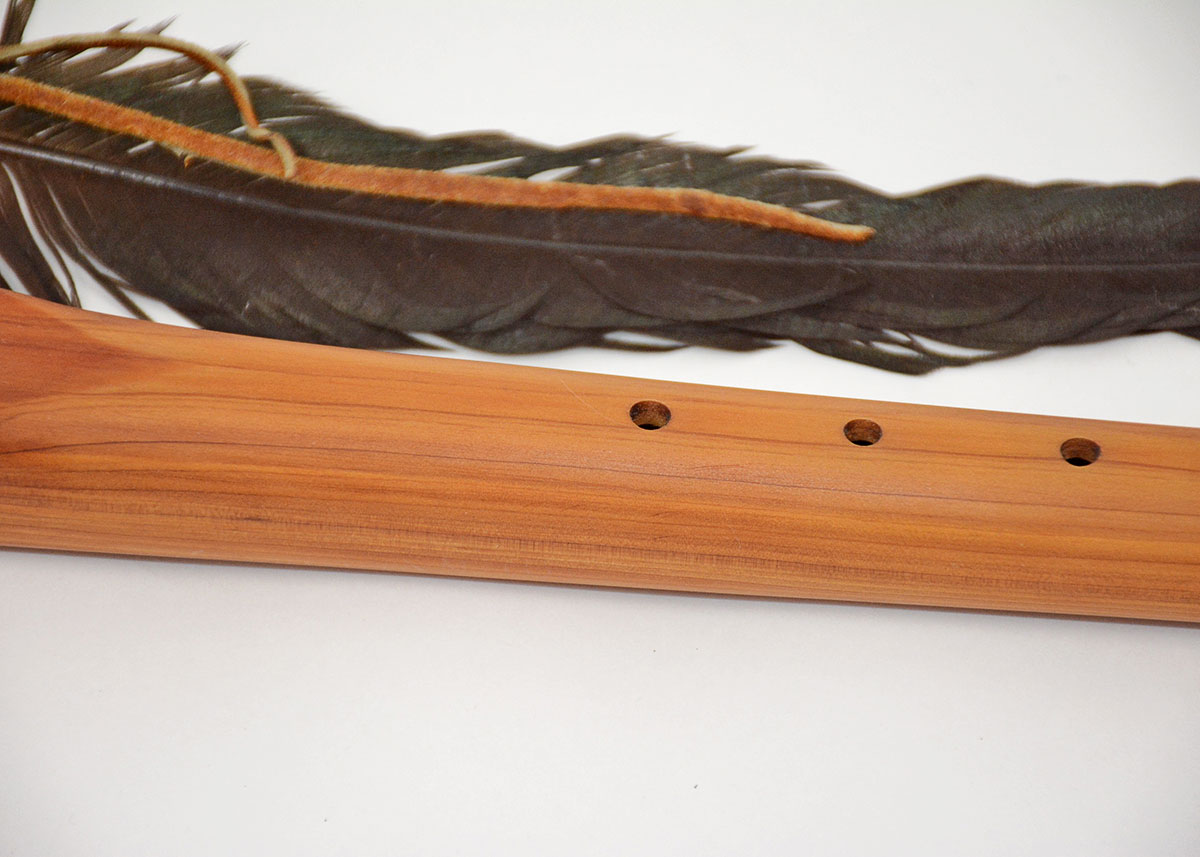 Two Knives and a Carved Flute