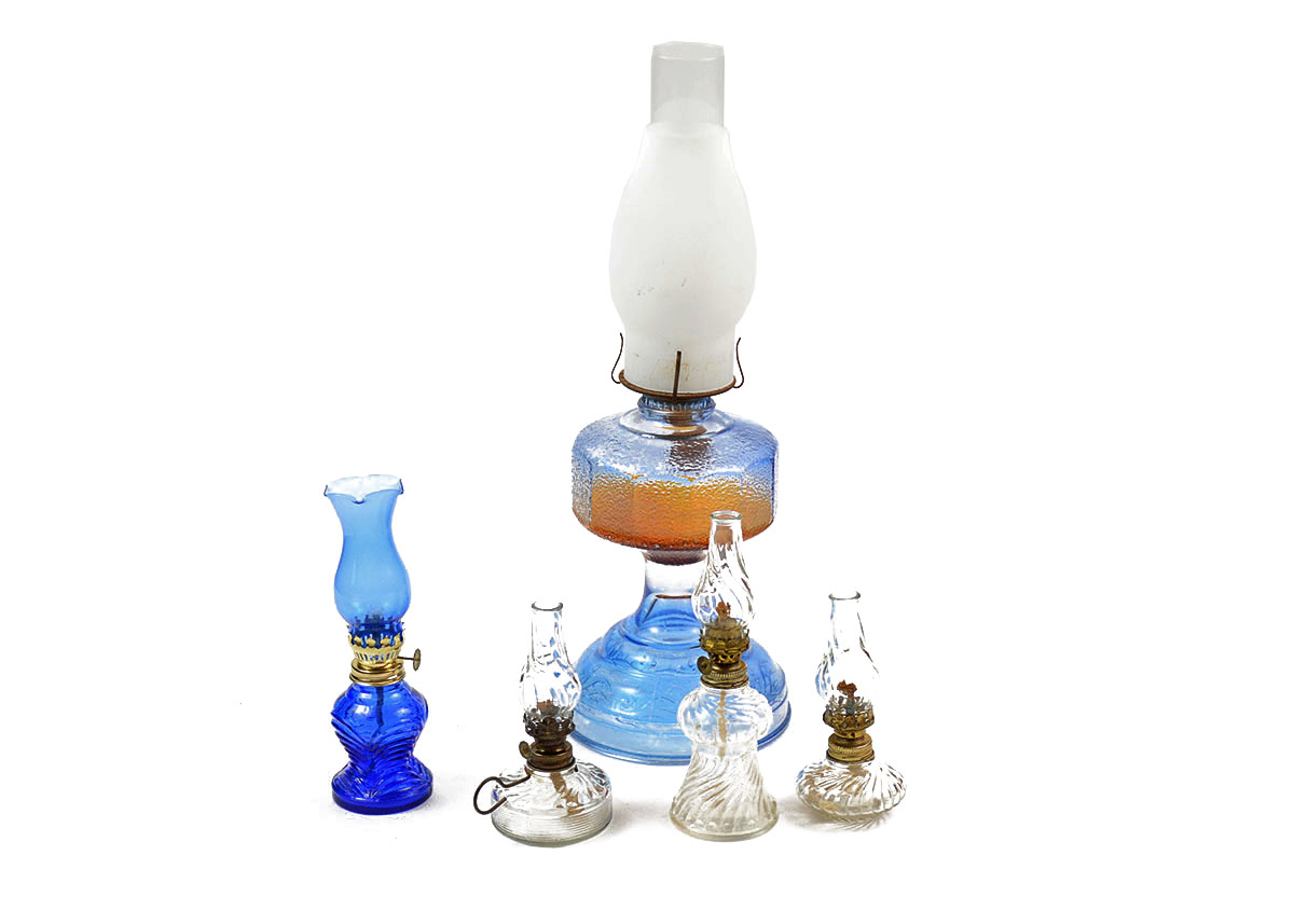 Vintage Hurricane Oil Lamps