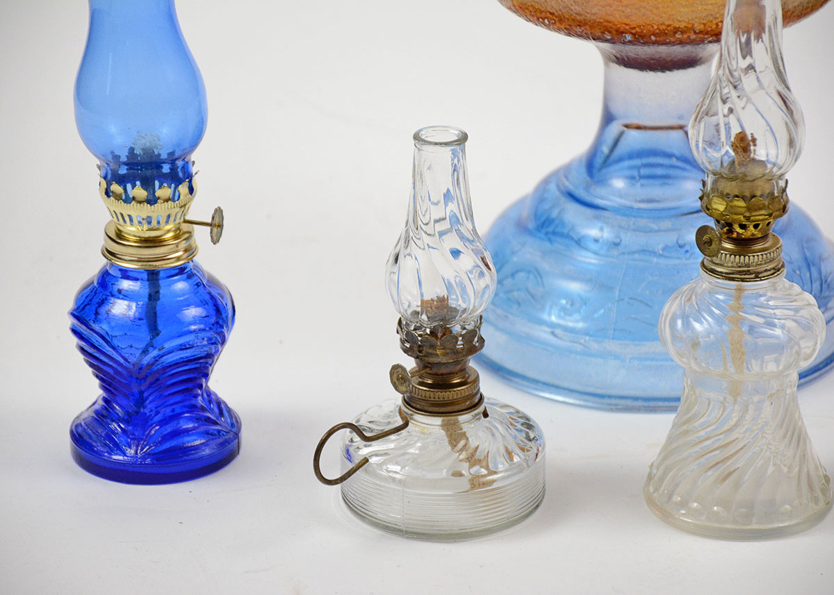 Vintage Hurricane Oil Lamps