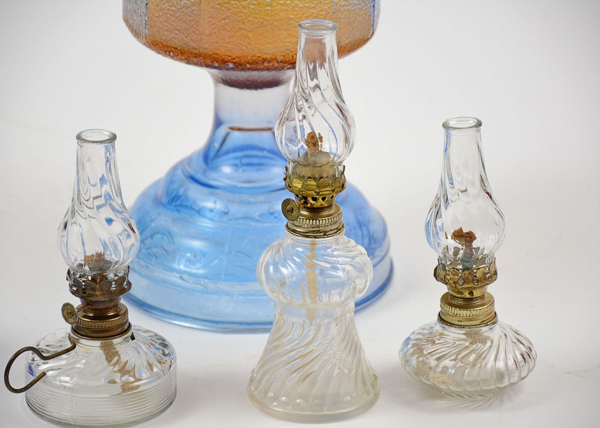 Vintage Hurricane Oil Lamps