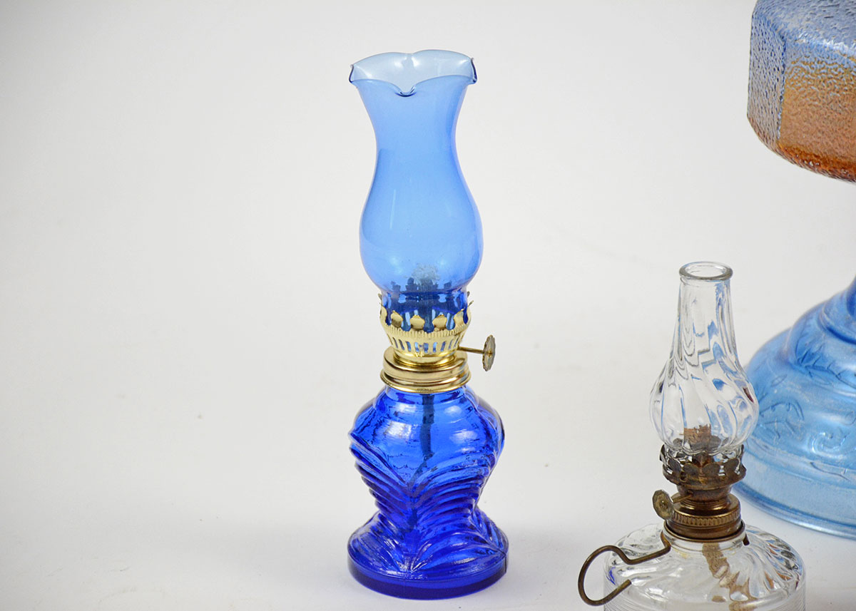 Vintage Hurricane Oil Lamps