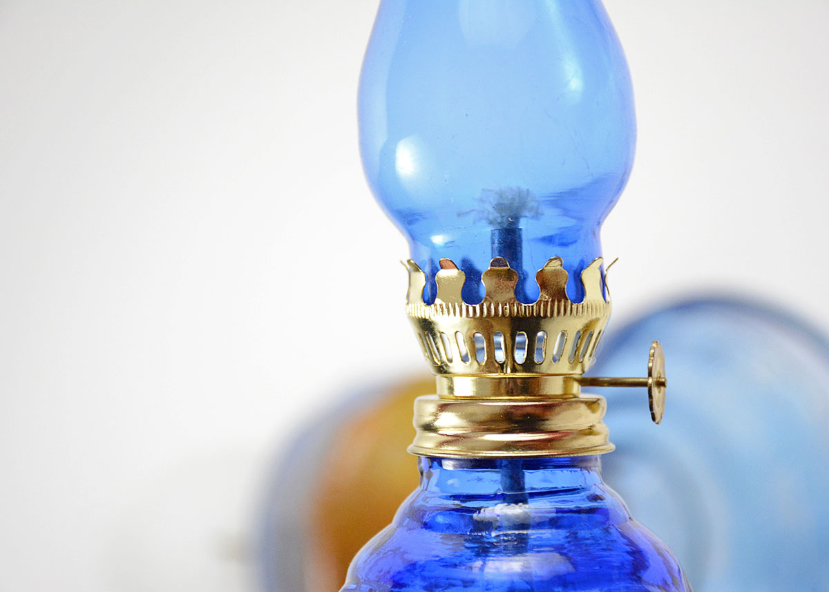 Vintage Hurricane Oil Lamps
