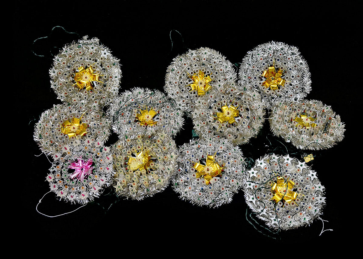 Collection of Vintage Christmas Star Bursts