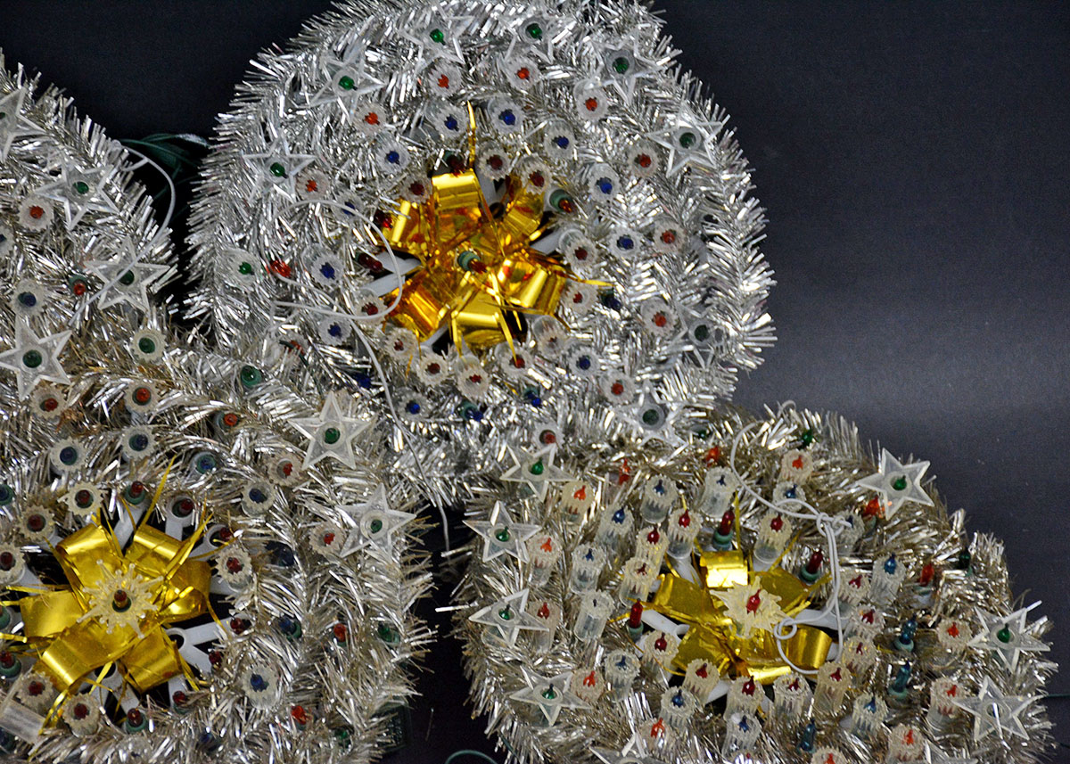 Collection of Vintage Christmas Star Bursts