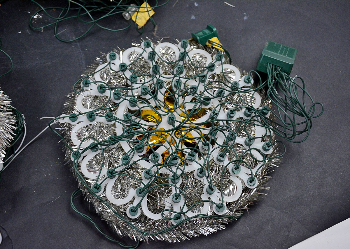 Collection of Vintage Christmas Star Bursts