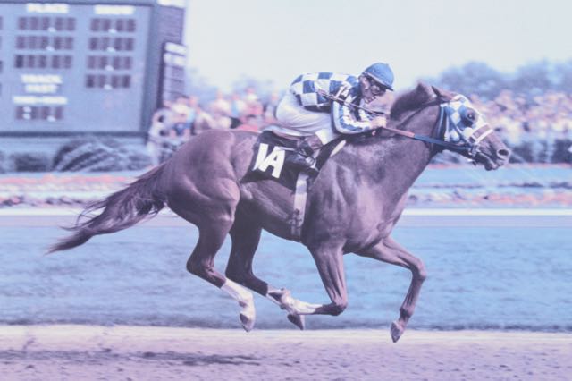 1973 Secretariat Kentucky Derby Poster by Tony Leonard Framed
