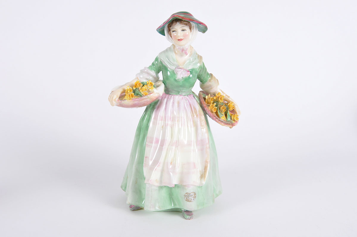 Royal Doulton "Lady Charmian" and "Daffy-Down-Dilly" Figurines