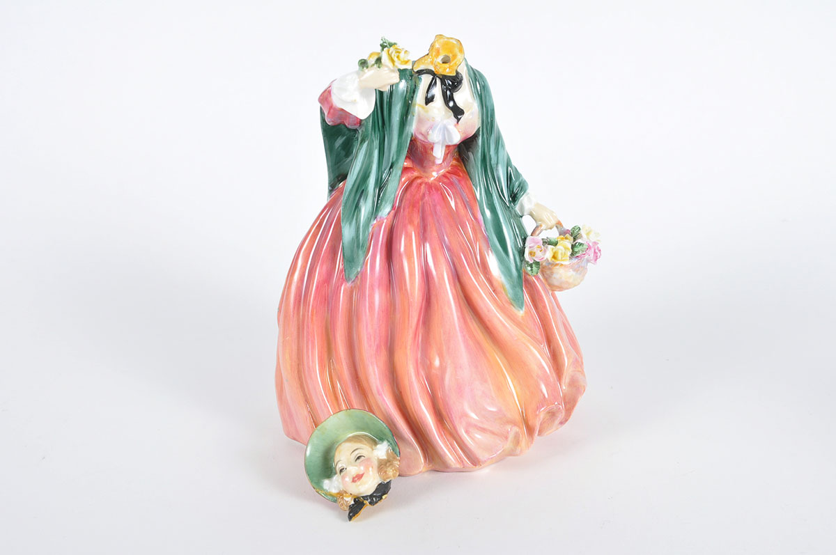 Royal Doulton "Lady Charmian" and "Daffy-Down-Dilly" Figurines