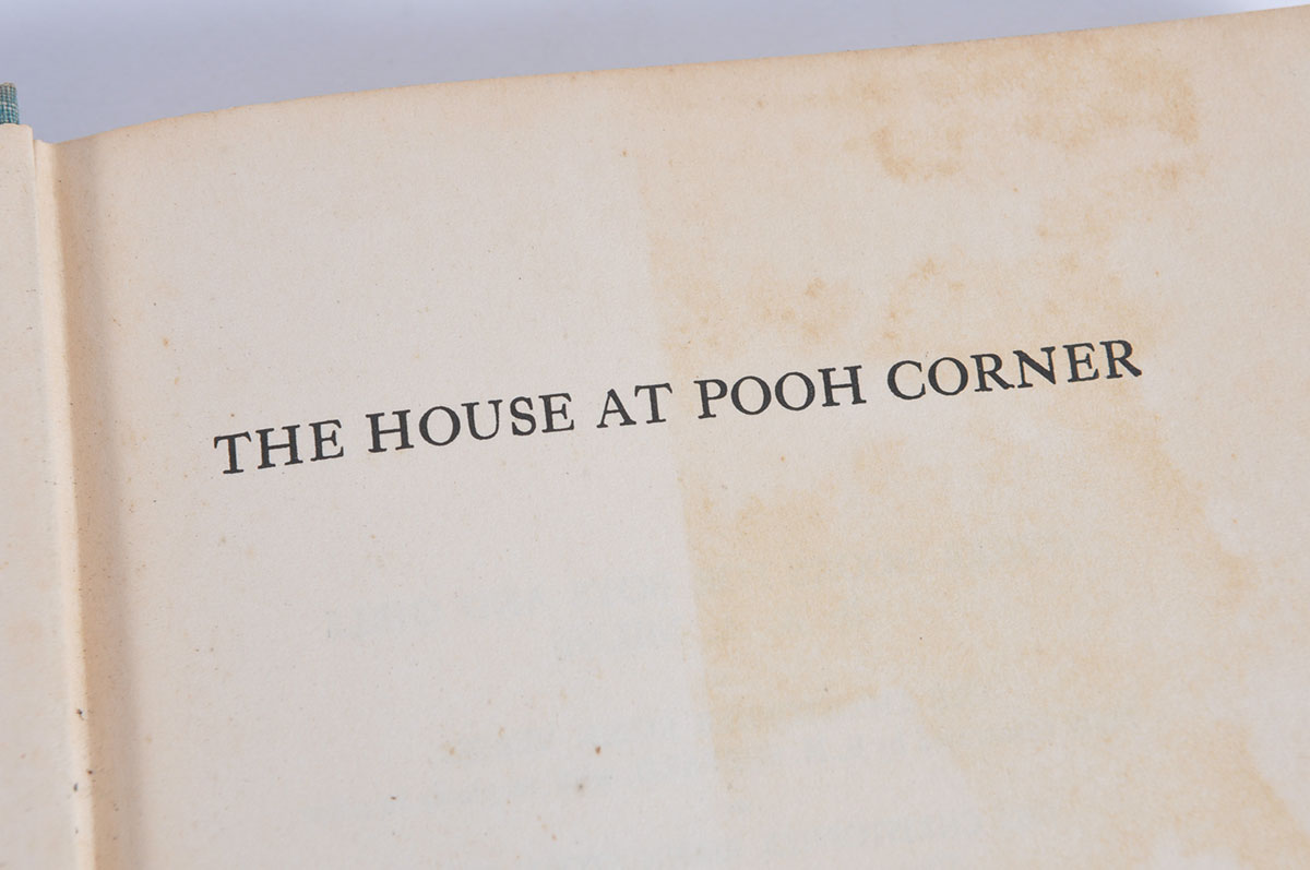 1928 House at Pooh Corner Hardcover
