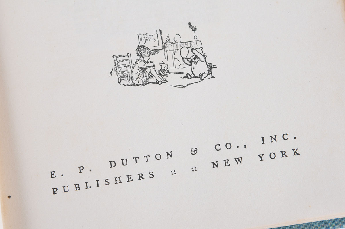 1928 House at Pooh Corner Hardcover